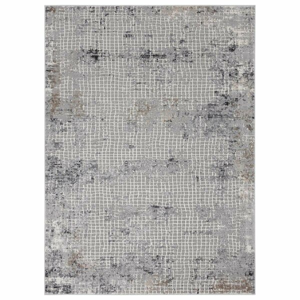United Weavers Of America Austin Devine Grey Oversize Area Rectangle Rug, 9 ft. 10 in. x 10 ft. 6 in. 4540 20672 1013